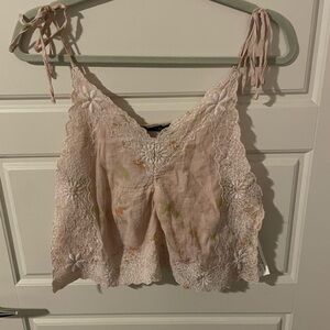 Zara Floral Lace Top